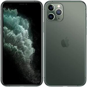 هاتف Apple iPhone 11 Pro، بسعة تخزين 256 جيجابايت، باللون الأخضر الداكن (Midnight Green)، غير مقفل (مُجدد)